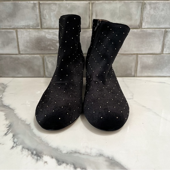 LOFT Studded Ankle Boots - Black/Gold - Picture 2 of 4